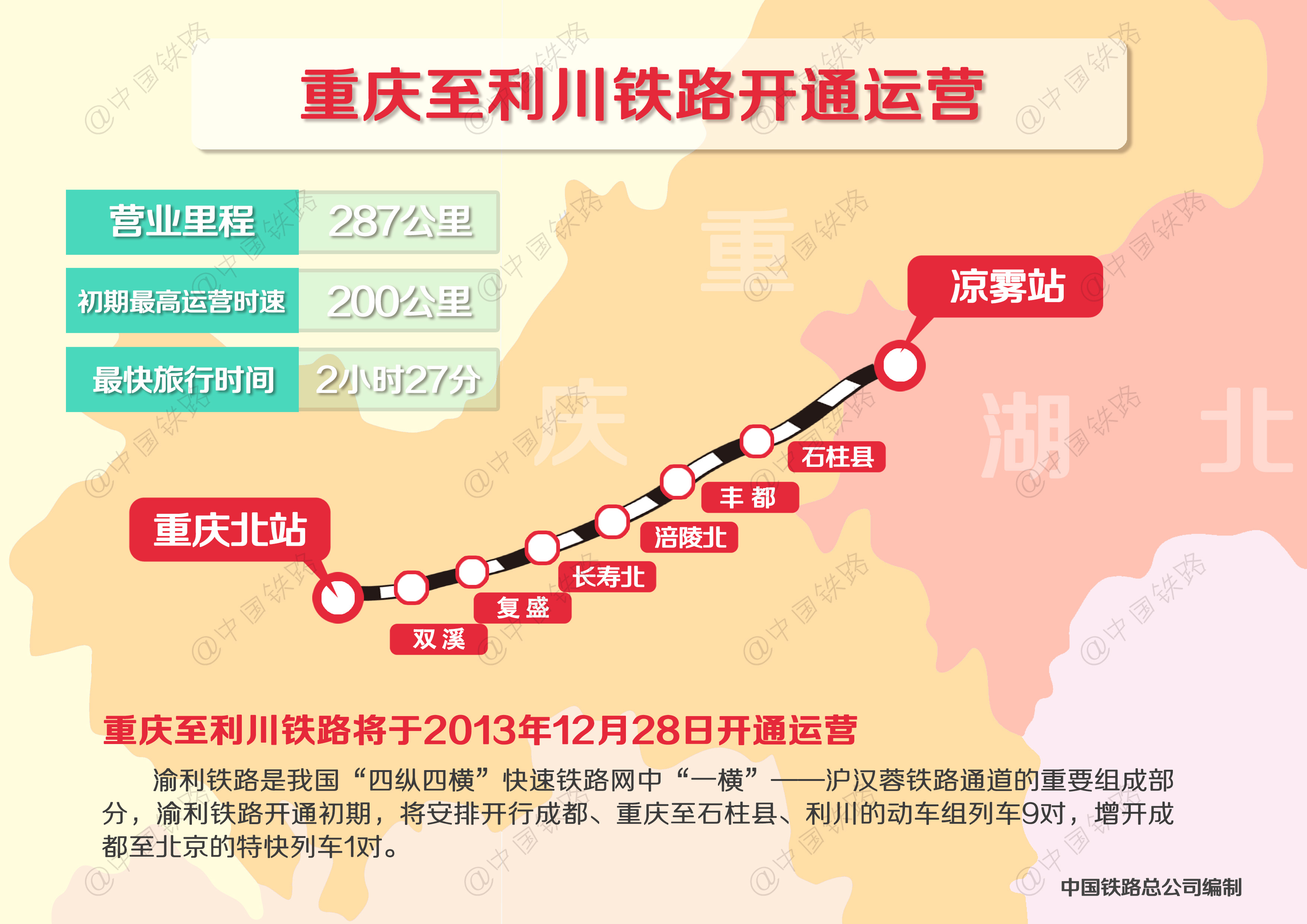 渝利鐵路28日開通 成都到利川只需5小時(shí)