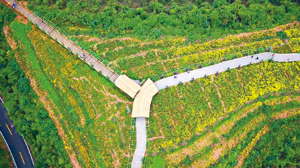 金堂國(guó)家登山健身步道二期開(kāi)建 預(yù)計(jì)年底前完工